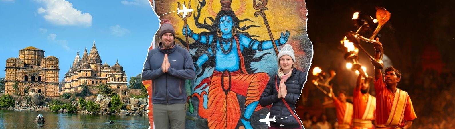 golden triangle Tour Orchha Khajuraho Varanasi